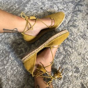 Franco Sarto Lace Up Espadrille